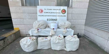 Kapıkule’de televizyon ünitesinde 49 kilo esrar ele geçirildi