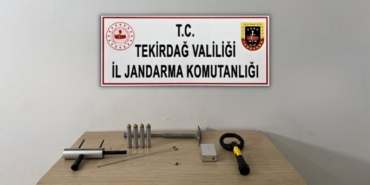 Tekirdağ’da kaçak kazıya jandarma baskını: 4 kişi suçüstü yakalandı