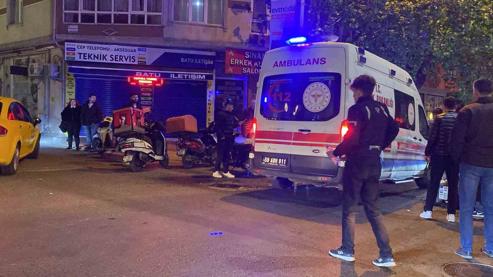 Çorlu’da iki motosiklet birbirine girdi