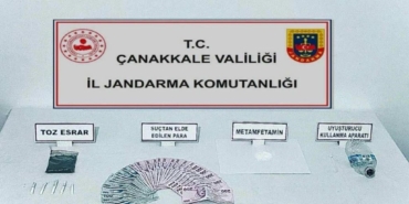Çanakkale’de düzenlenen uyuşturucu operasyonunda 2 kişi tutuklandı