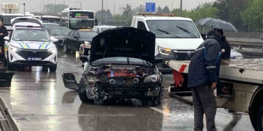 Yağmur kazayı beraberinde getirdi