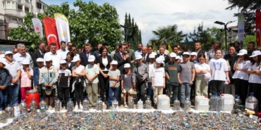 Bilecik’te öğrenciler 2 bin 543 kilogram atık pil topladı