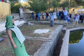 Kazdağları’nda "Yunan Mitolojik Tanrıları ve Truva Defilesi" düzenlendi