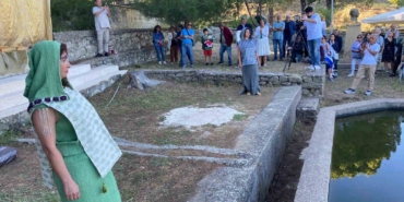 Kazdağları’nda "Yunan Mitolojik Tanrıları ve Truva Defilesi" düzenlendi