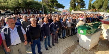 Çanakkale’deki kazada hayatını kaybeden 2 kişi Balıkesir’de toprağa verildi