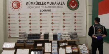 Kapıkule’de milyonlarca liralık kaçak eşya ele geçirildi
