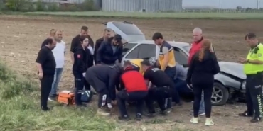 Babaeski’de trafik kazası: 1 yaralı