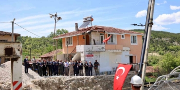 Kükürt Köyü camii temel atma töreni dualar eşliğinde gerçekleşti