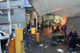 Kapalı pazar yeri havalandırmasına biber gazı sıkıp kaçtı