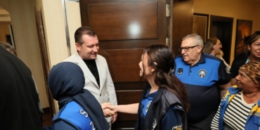 Başkan Balcıoğlu, belediye personeliyle bayramlaştı