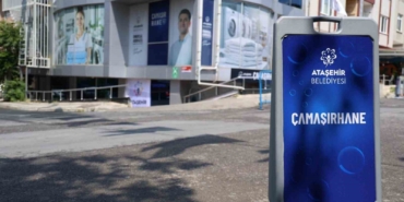 Ataşehir’de ücretsiz çamaşırhane açıldı