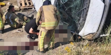 Çatalca’da kontrolden çıkan araç takla attı: 1 ölü