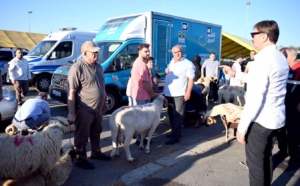 Bahçelievler’de kurban pazarı yoğunluğu