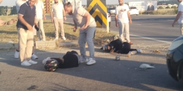 Tekirdağ’da motosiklet ile otomobil çarpıştı: 2 ağır yaralı