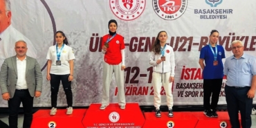 Körfezli karateci Hümeyra şampiyon oldu