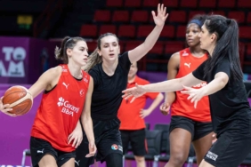 A Milli Kadın Basketbol Takımı, Litvanya maçı hazırlıklarını tamamladı