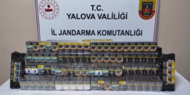Yalova’da kaçak sigara operasyonunda 1 gözaltı
