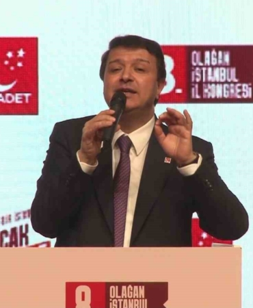 Saadet Partisi 8. Olağan İstanbul Kongresi düzenlendi