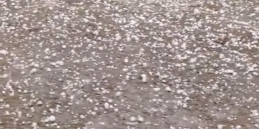 Edirne’de dolu yağışı etkili oldu