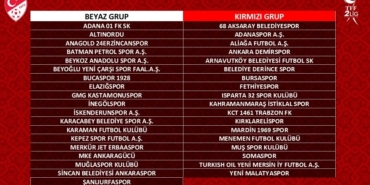 TFF 2. Lig 2025-2026 sezonu grupları belli oldu