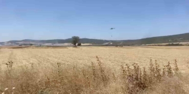Çanakkale’de tarım arazisinde çıkan yangın kontrol altına alındı