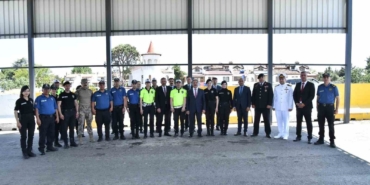 Tekirdağ Vali Vekili Güler görev başındaki polislerle bayramlaştı