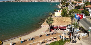 Ayvalık’ta plajlara mavi bayrak