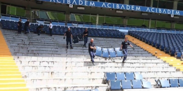Fenerbahçe stadında yenileme ve tadilat çalışmaları başladı