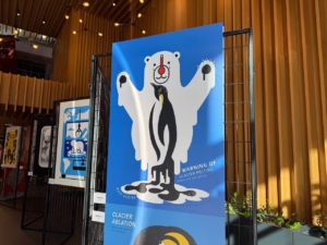 Fatih’te "küresel ısınma" temalı Posterist Sergisi açıldı