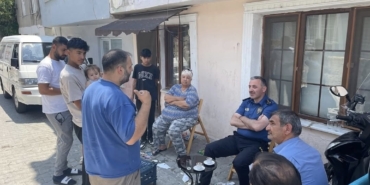 Tekirdağ Emniyet Müdüründen mahalle ziyaretleri