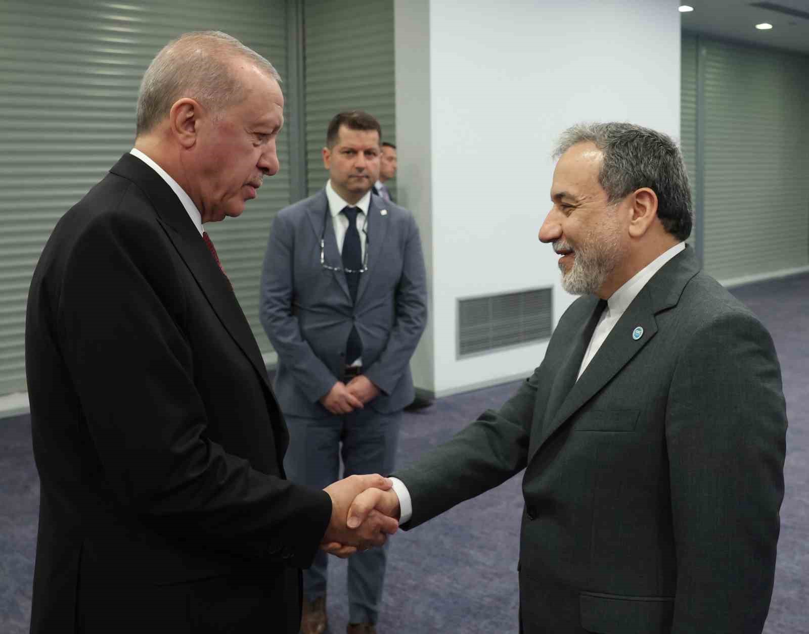 Cumhurbaşkanı Erdoğan, İran Dışişleri Bakanı Abbas Arakçi’yi kabul etti
