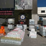 İstanbul’da yaklaşık 19 ton sahte alkol ele geçirildi