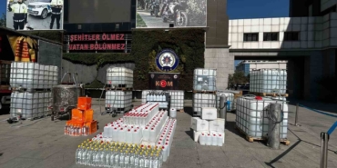 İstanbul’da yaklaşık 19 ton sahte alkol ele geçirildi