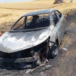 Tekirdağ’da egzozdan çıkan kıvılcım otomobili küle çevirdi