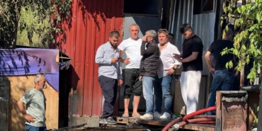 Sarıyer’de mobilya imalathanesinden alevler yükseldi