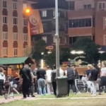 Edirne’de gençler arasında parkta yumruklu kavga