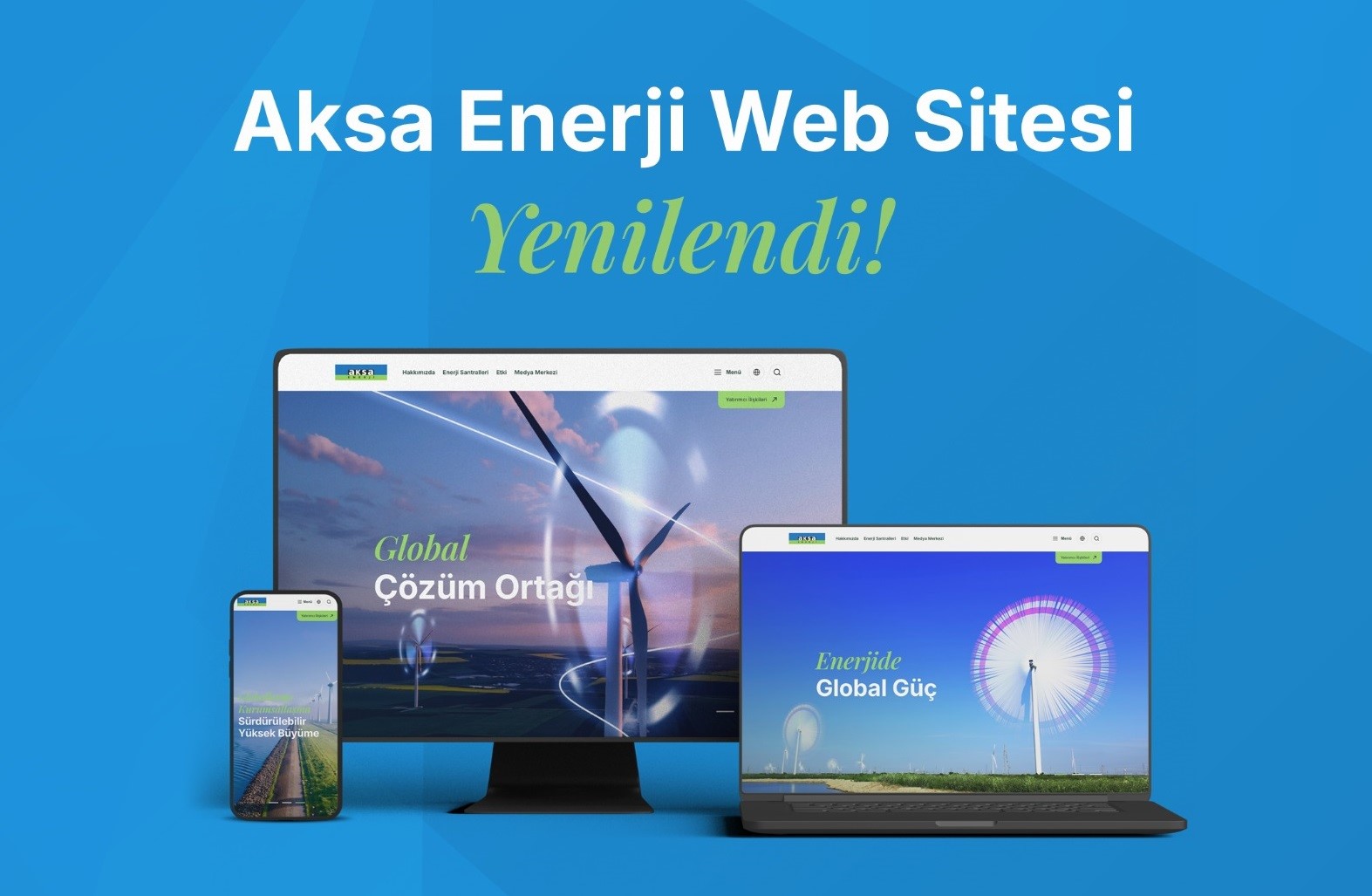 Aksa Enerji web sitesi yenilendi