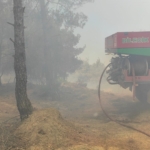 Bilecik’te buğday tarlasında çıkan yangın ormanlık alana sıçradı
