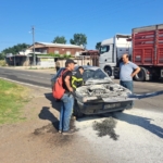 Tekirdağ’da araç yangını paniği