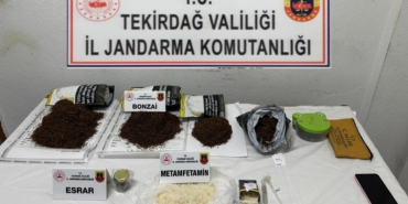 Tekirdağ’da 6 ayrı uyuşturucu operasyonunda 2 kiloya yakın madde ele geçirildi
