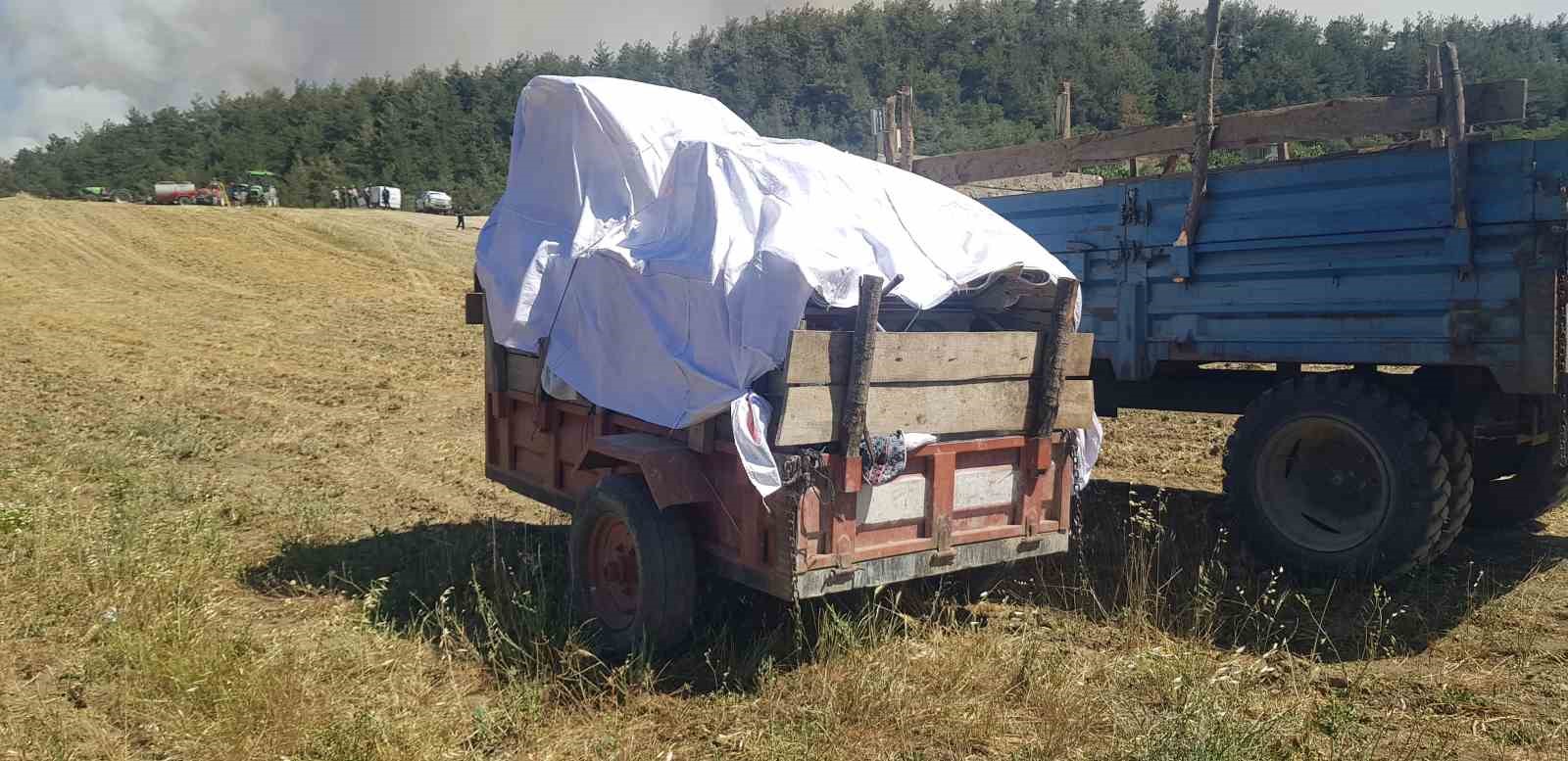 Yangın bölgesinde köyler boşaltılıyor