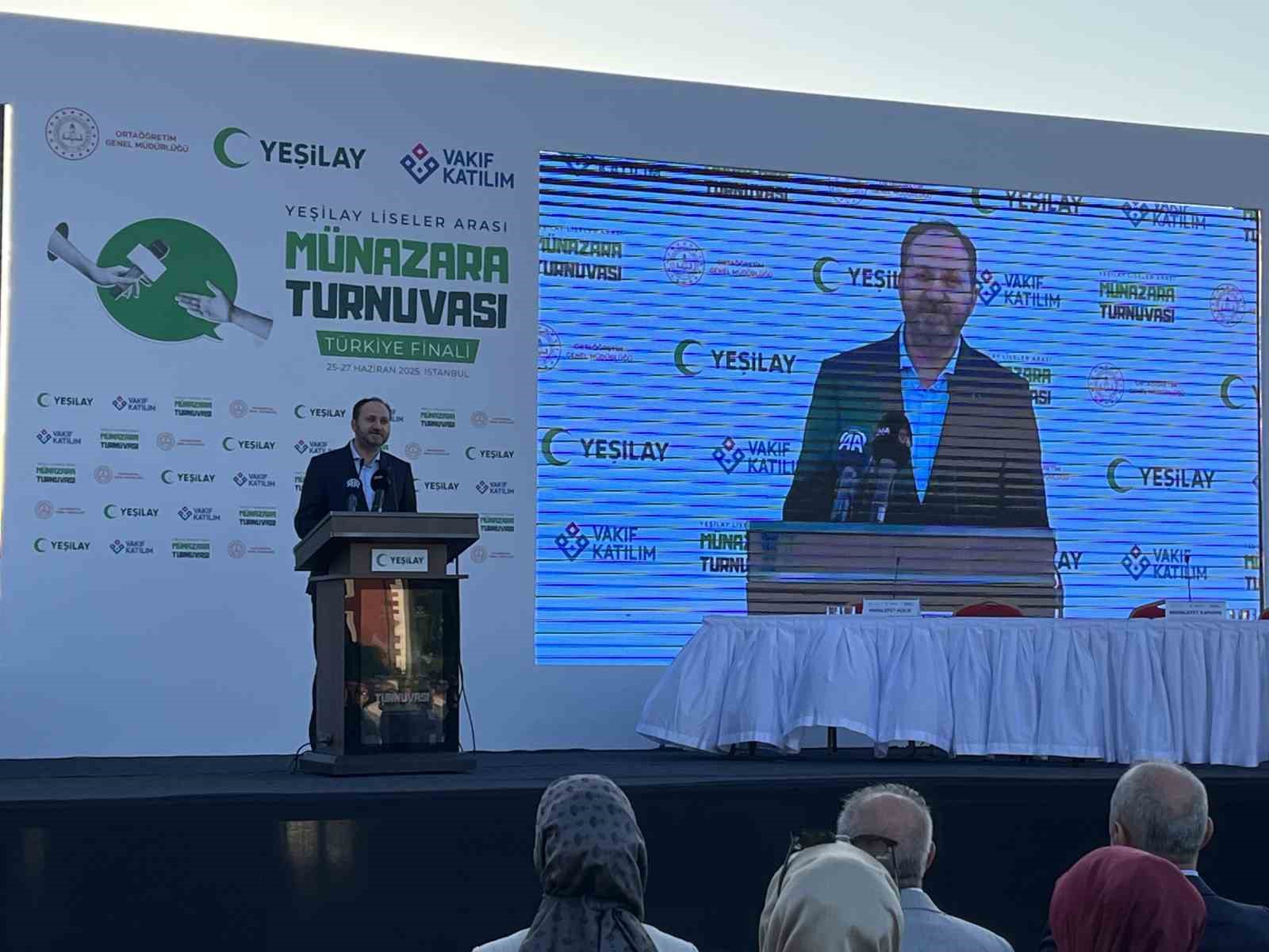 Yeşilay, Liseler Arası Münazara Turnuvası Türkiye Finali yapıldı