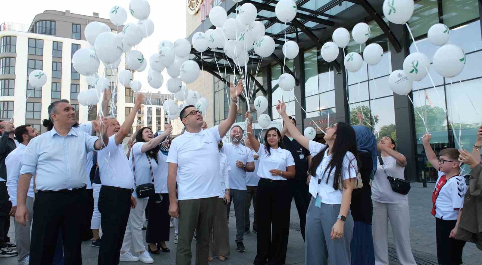 Toplumsal bilinç için skolyoz balonları havalandı