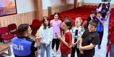 Bilecik’te ortaokul öğrencilerine güvenlik bilgilendirmesi