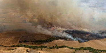 Balıkesir Kepsut’ta arazi yangını