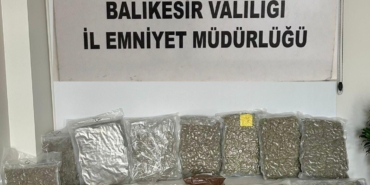 Balıkesir’de 19 kilo esrar ele geçirildi
