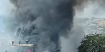 Silivri’de ot yangını: Bekçi kulübesi kül oldu