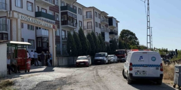 Yangın bölgesindeki bir site tedbir amaçlı tahliye edildi