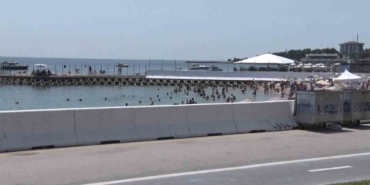 Kurban Bayramı’nda Caddebostan Plajında yoğunluk oluştu