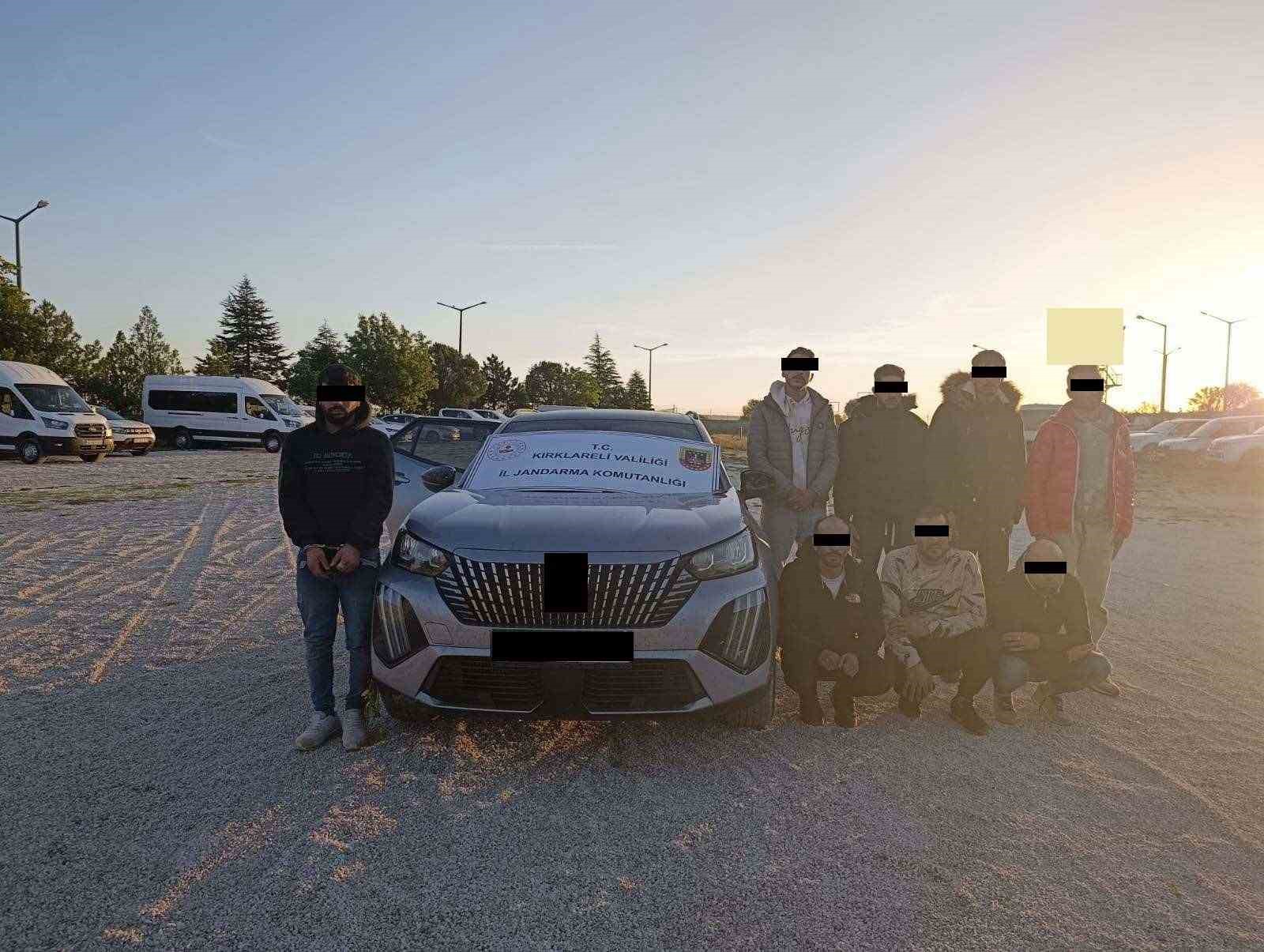 Kırklareli’nde 146 kaçak göçmen yakalandı